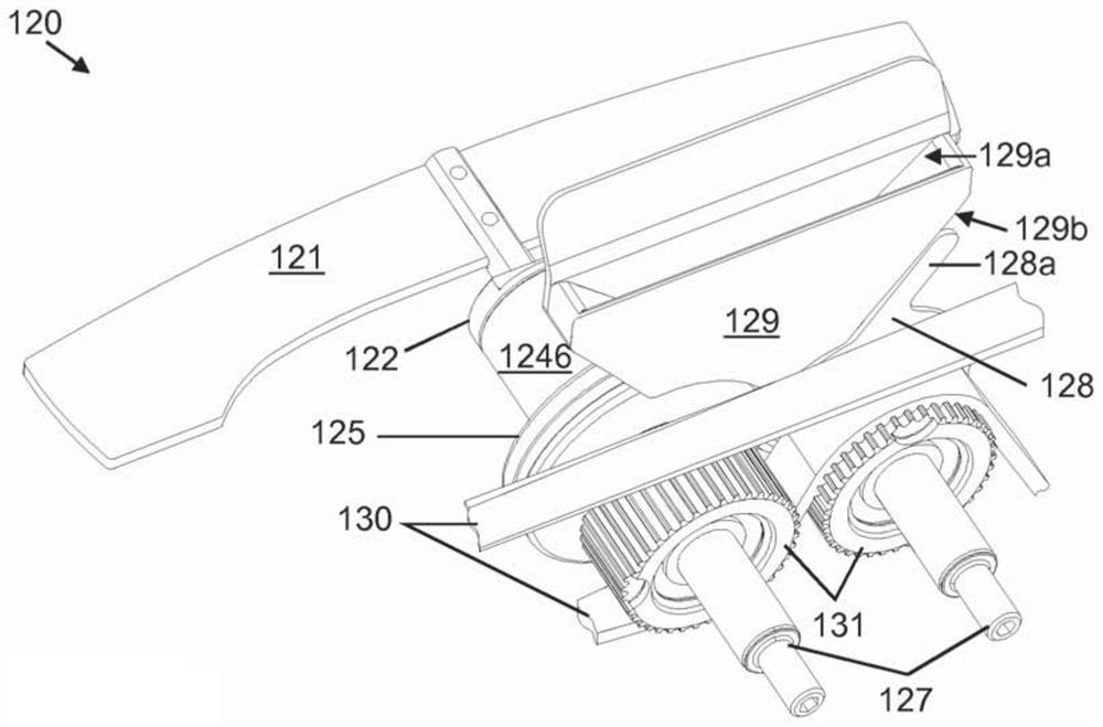 Roller fastening arrangement