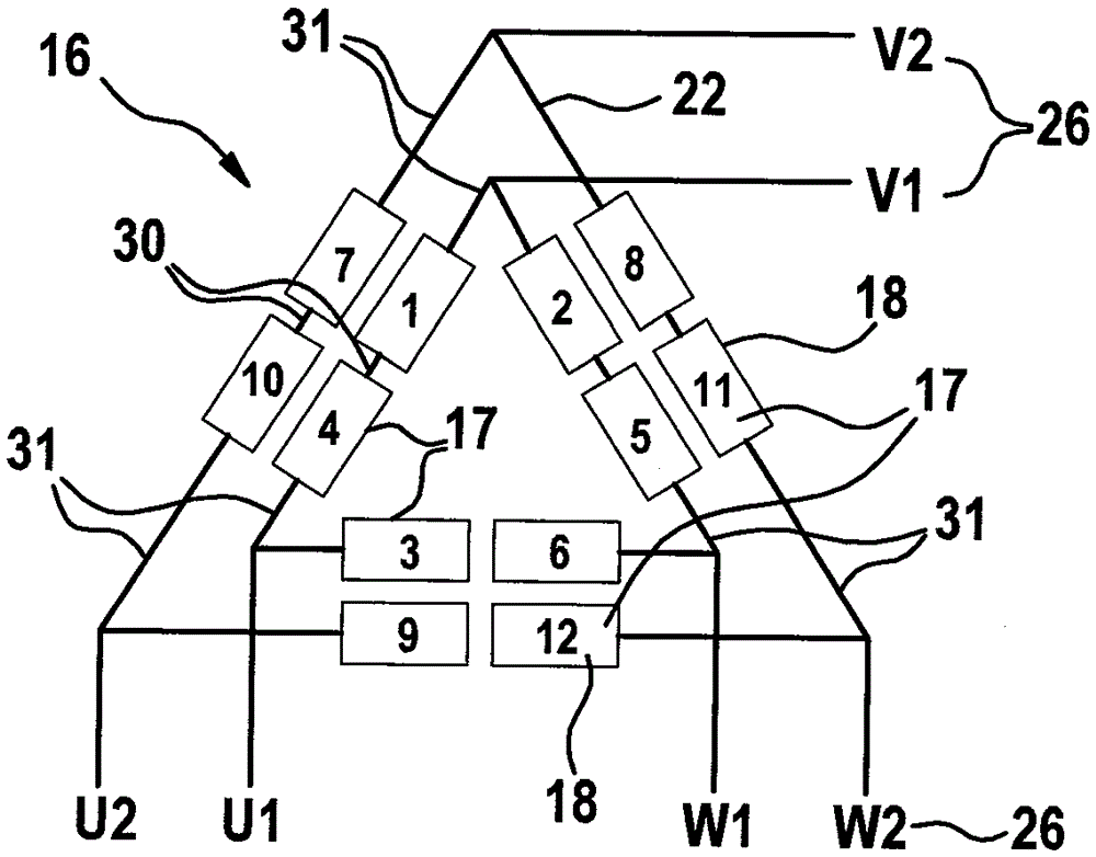 A method for winding a stator, as well as a stator and an electric machine with such a stator