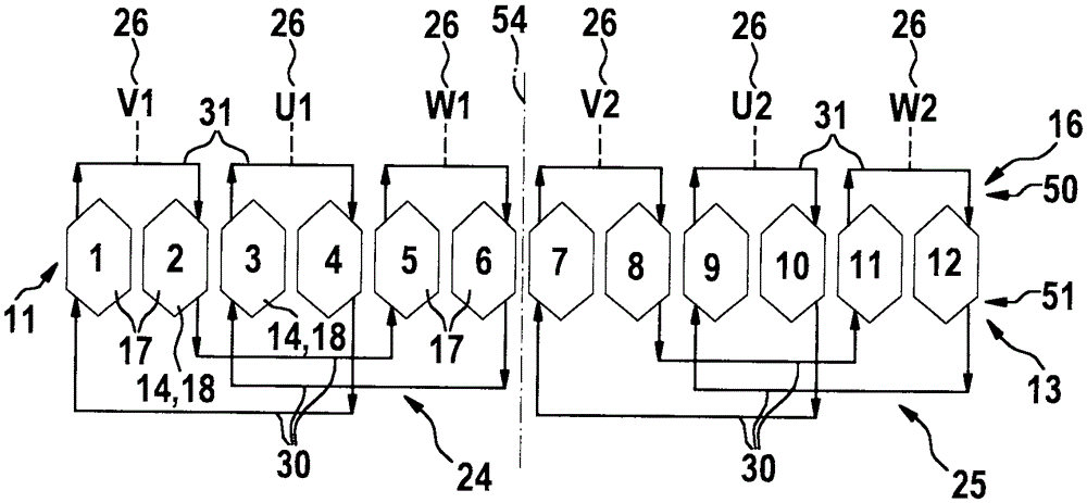 A method for winding a stator, as well as a stator and an electric machine with such a stator