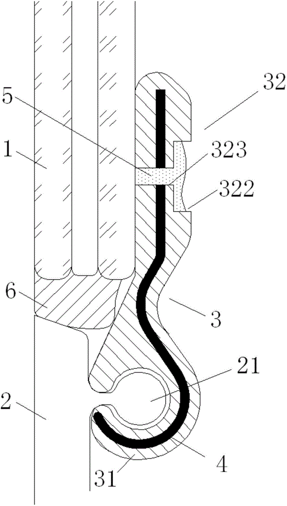 Sealing system of vehicle window glass