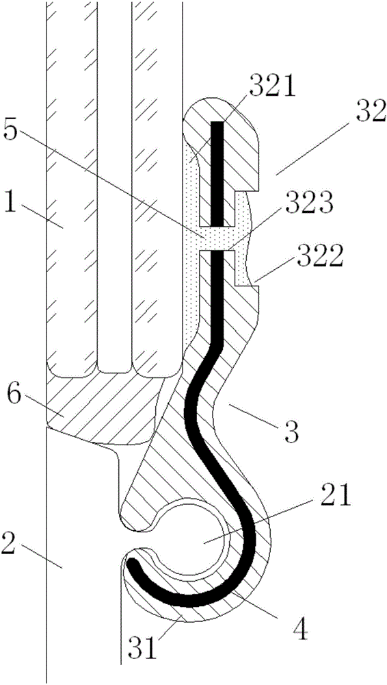 Sealing system of vehicle window glass