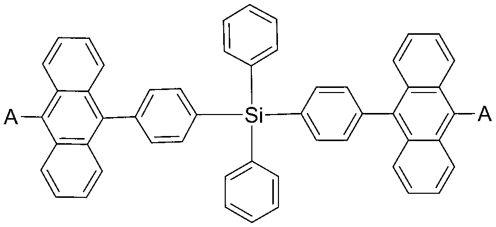 Silicon-containing organic luminescent material as well as preparation method and application of organic luminescent material