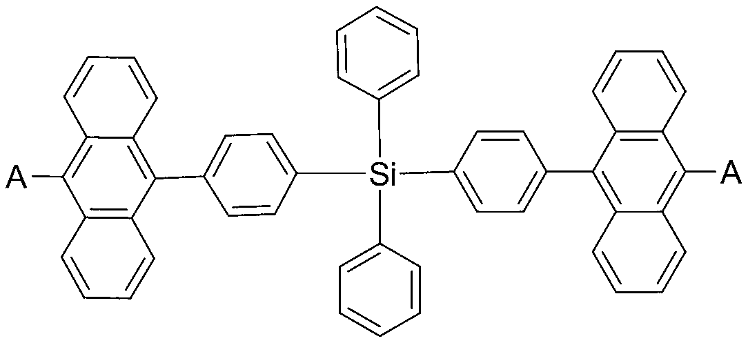 Silicon-containing organic luminescent material as well as preparation method and application of organic luminescent material