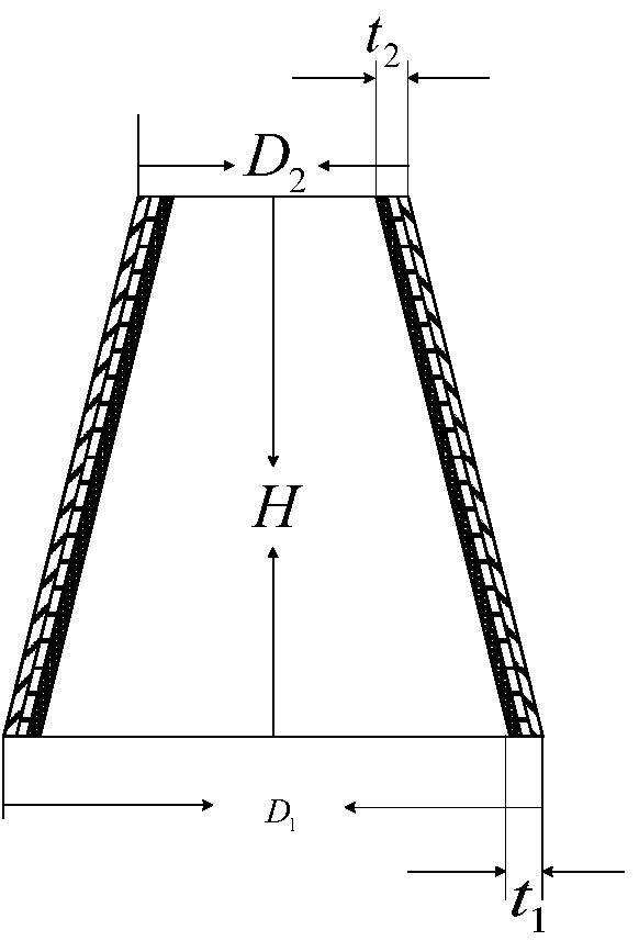 Metal/composite material multilayer double-gradient energy-absorbing vibration-damping sandwich structure and preparation method thereof