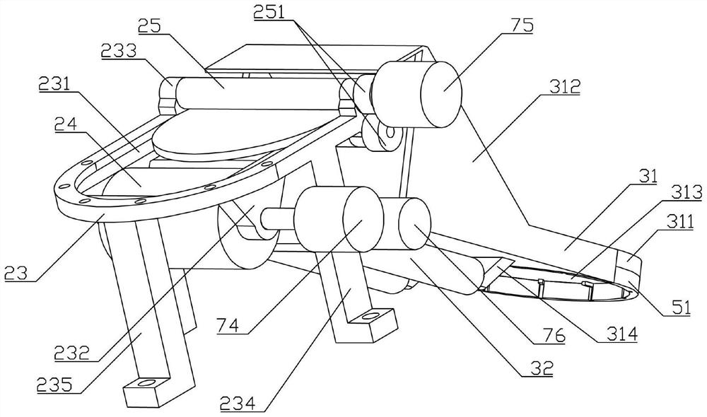 Automatic press-fitting device for catcher