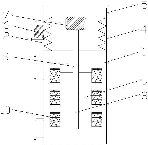 Device for retrieving and reclaiming rare-earth particles settled in wastewater