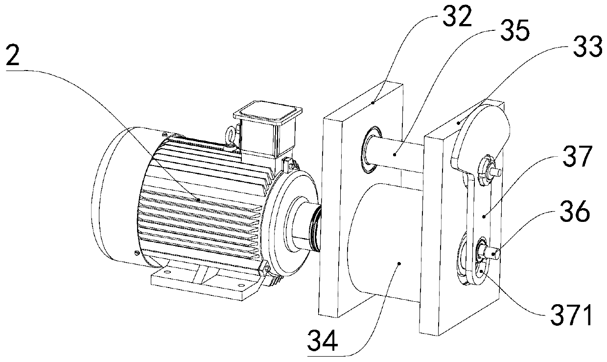 High-speed swing bearing fatigue life test device