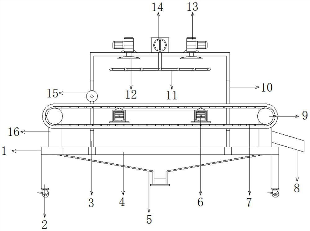 Drying device for agricultural processing