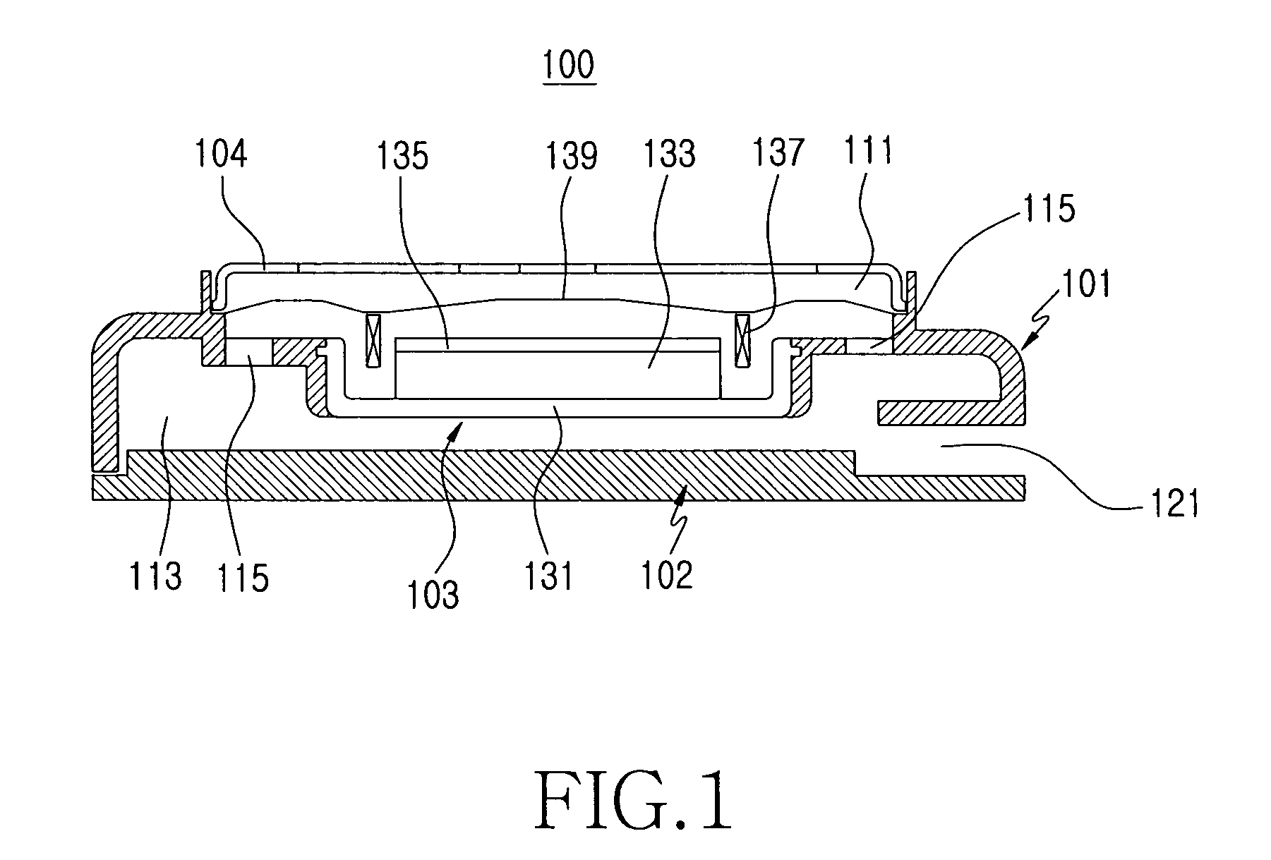 Speaker device for mobile terminal