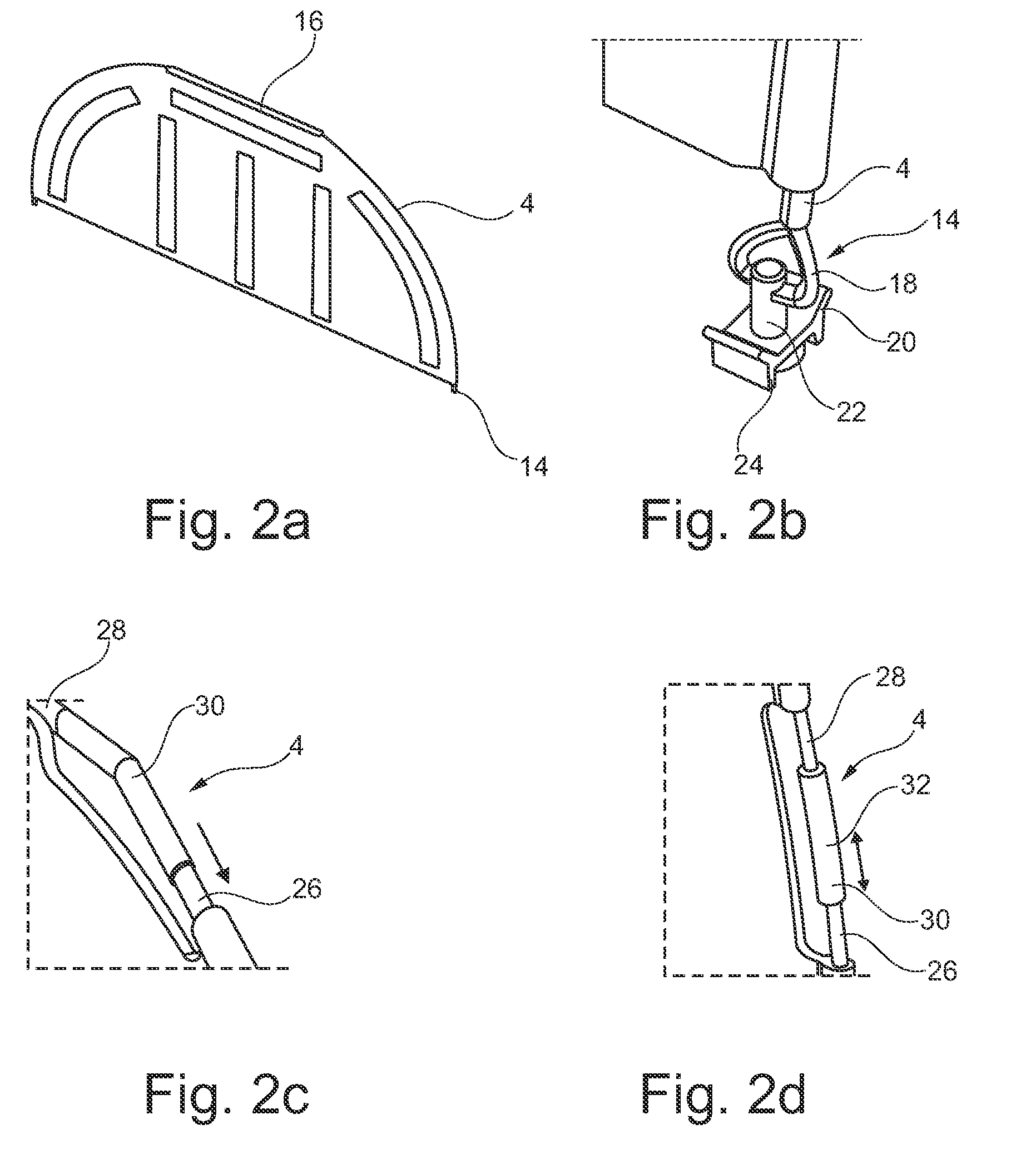 Assembly for separating a space into multiple areas