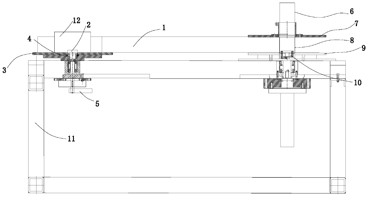 Vertical winding unit for punched nickel-plated steel strip in the annealed state