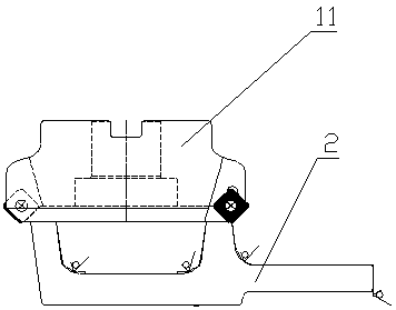 Tool capable of simultaneously machining magnetic pole face and detection face of medium- and low-speed magnetic levitation F rail