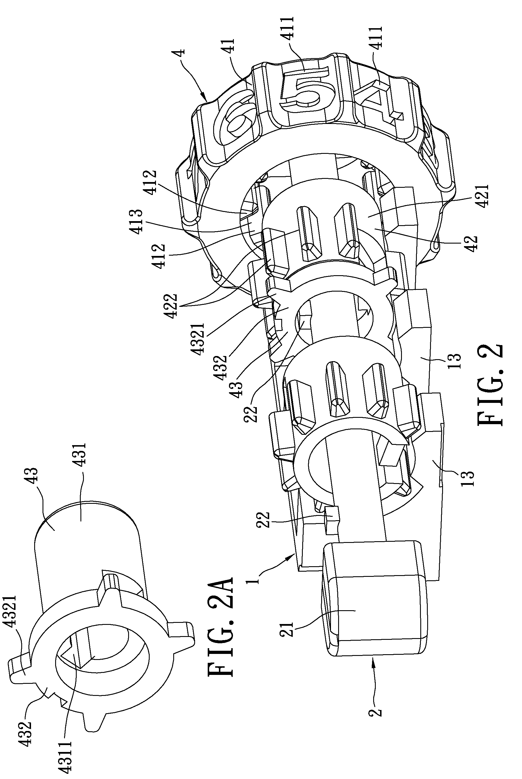 Combination lock with dual key numbers