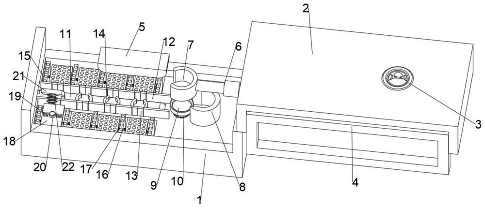 Body fluid collecting device for clinical laboratory