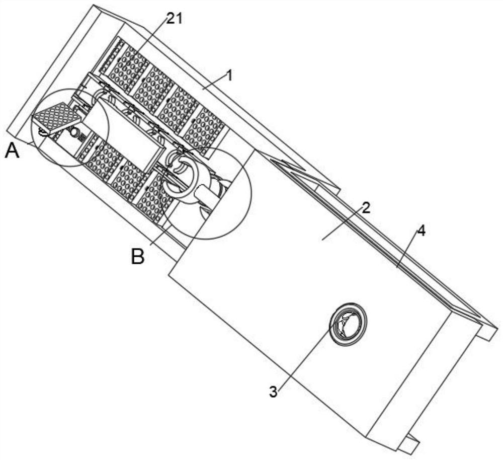 Body fluid collecting device for clinical laboratory