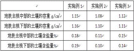 Root salt controlling method with rice straw biomass charcoal percolation layer and application of root salt controlling method to planting of kochia scoparia in saline-alkali soil