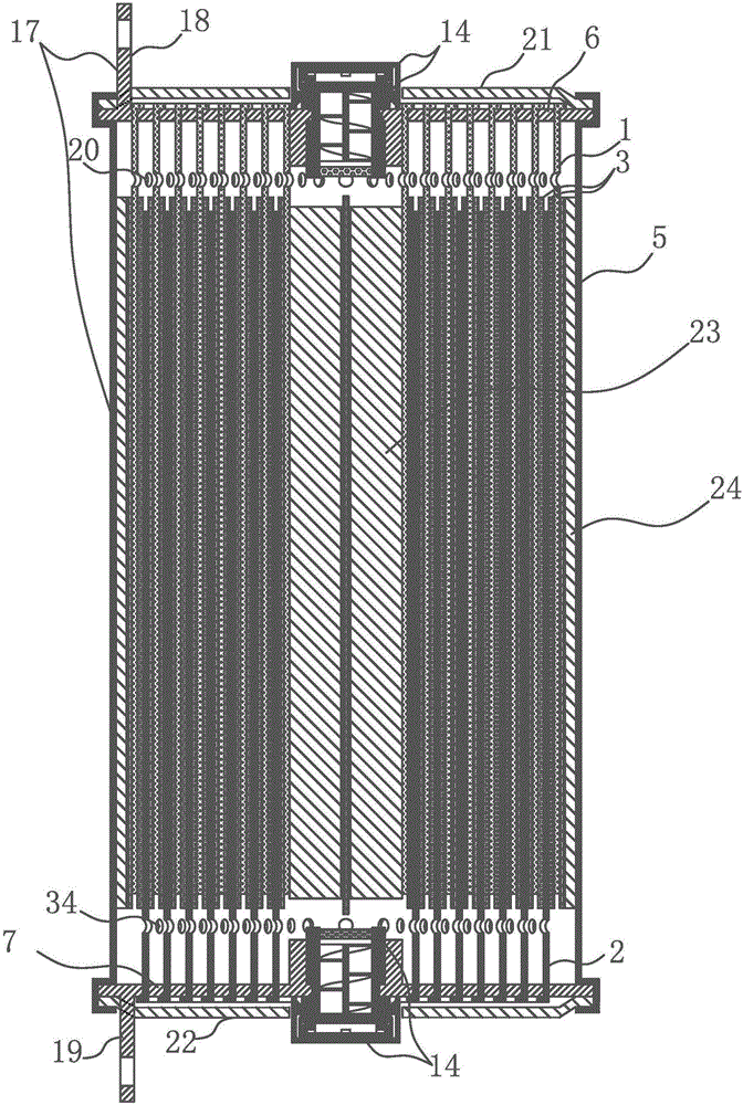 Continuous lug spirally wound lead-acid storage battery