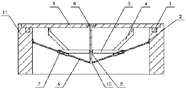 Anti-washaway self-locking manhole cover structure