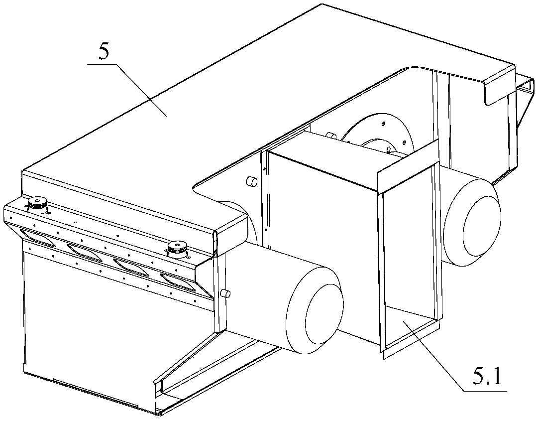 High-speed train cooling device