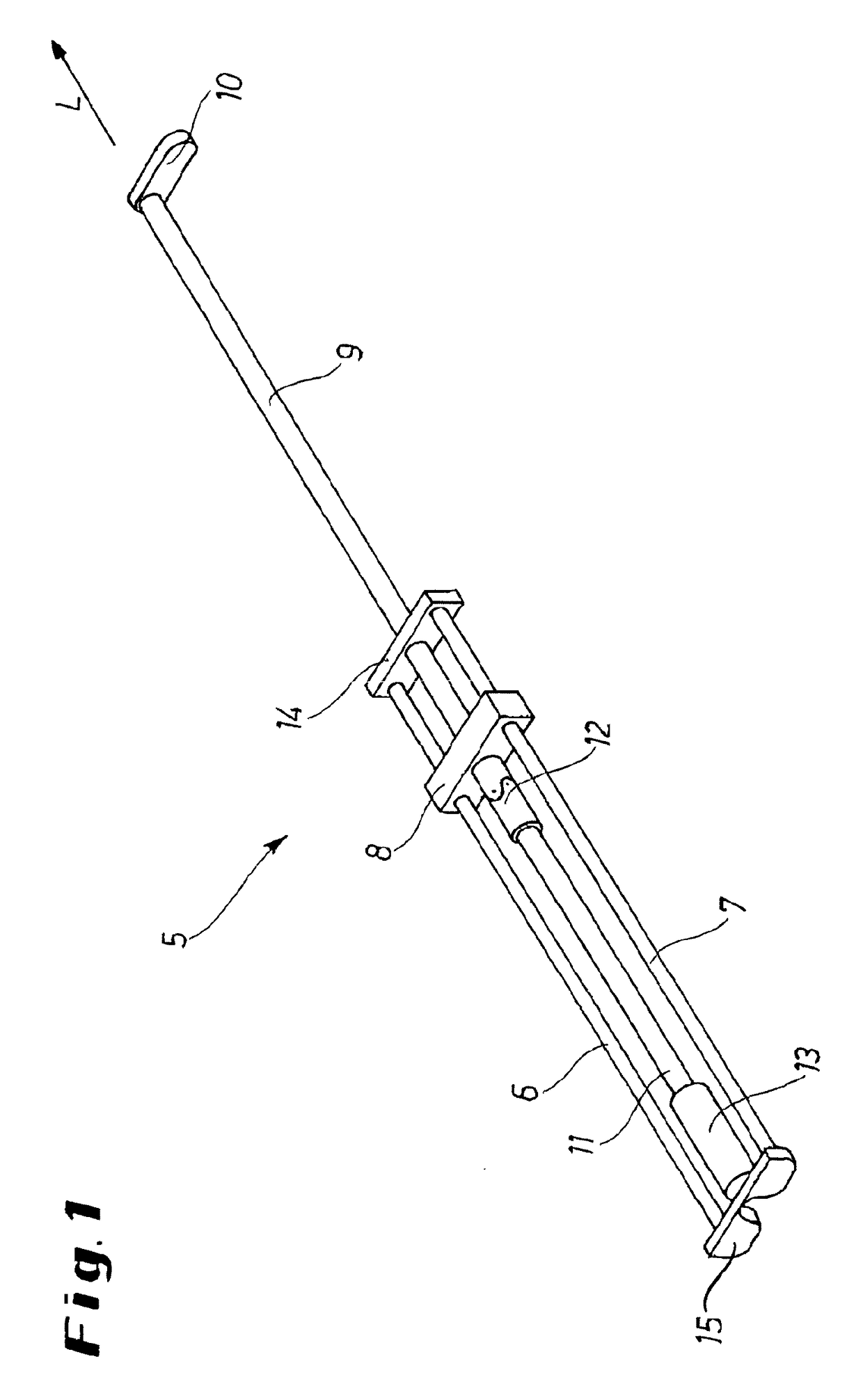 Trolley arrangement of an aircraft galley