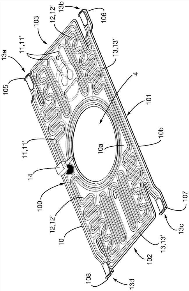 Two-energy heating device for aqueous product reservoir