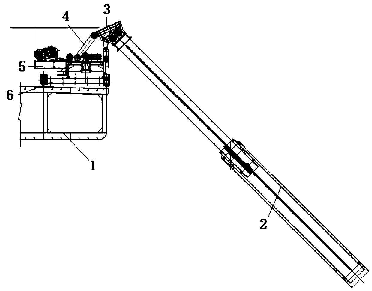 Stone dumper for pile foundation filling