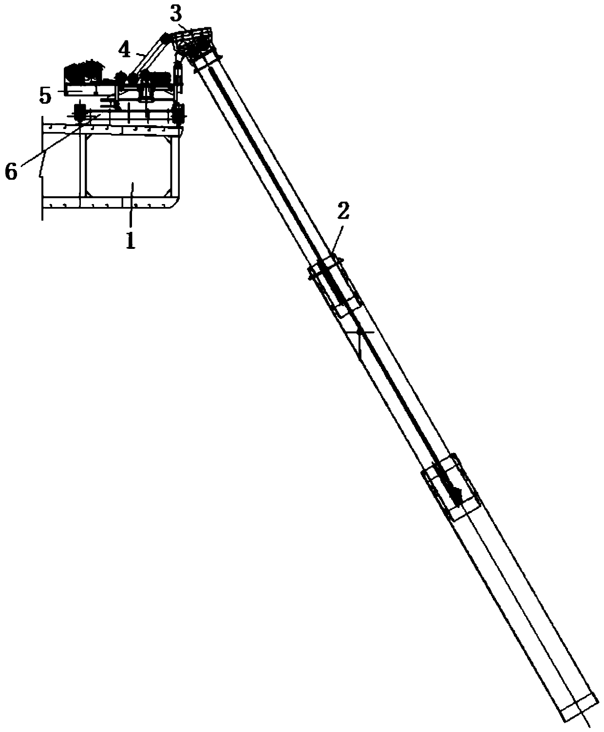 Stone dumper for pile foundation filling