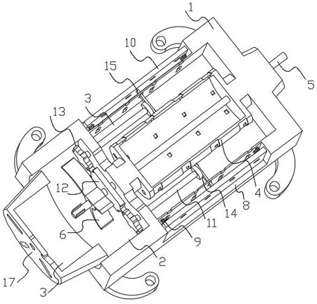 Motor capable of being cooled and protected through air heat exchange