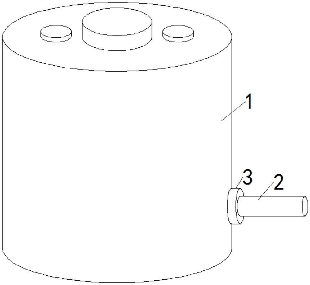 Convenient-to-disassemble and assemble aisle device for zirconium sponge reduction furnace