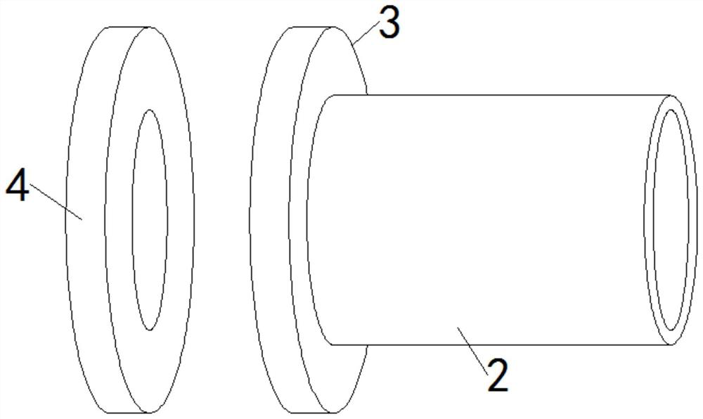 Convenient-to-disassemble and assemble aisle device for zirconium sponge reduction furnace