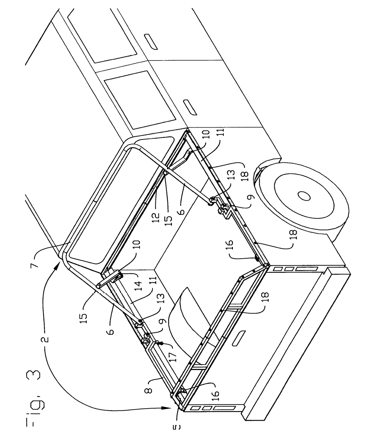 Foldable, Aerodynamic Cover For Pickup Truck Bed