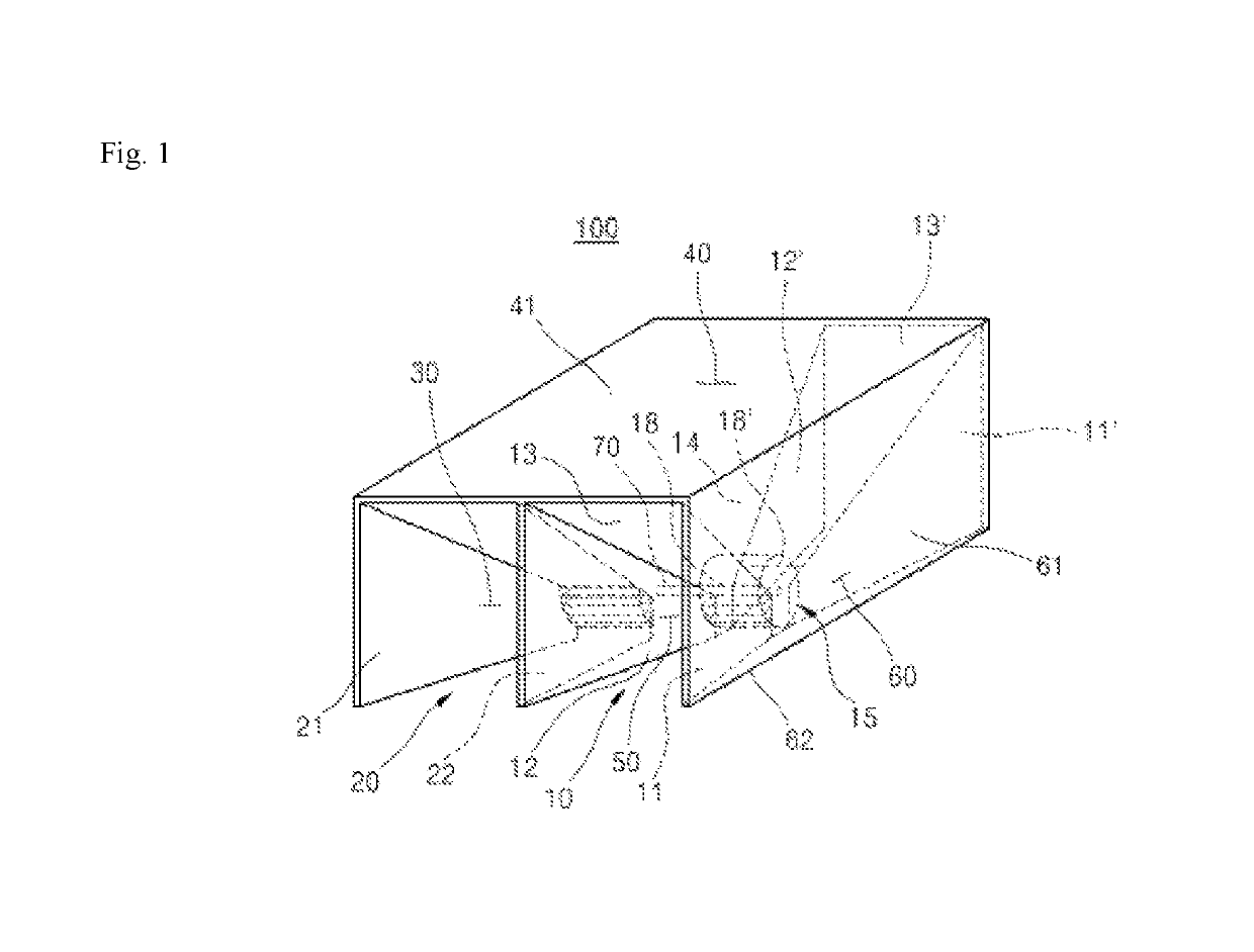 Floating body for tidal current power generation and power generation method using same