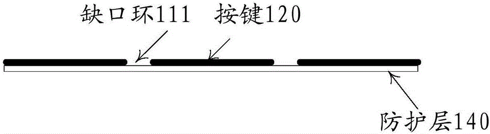 Key structure and electronic equipment