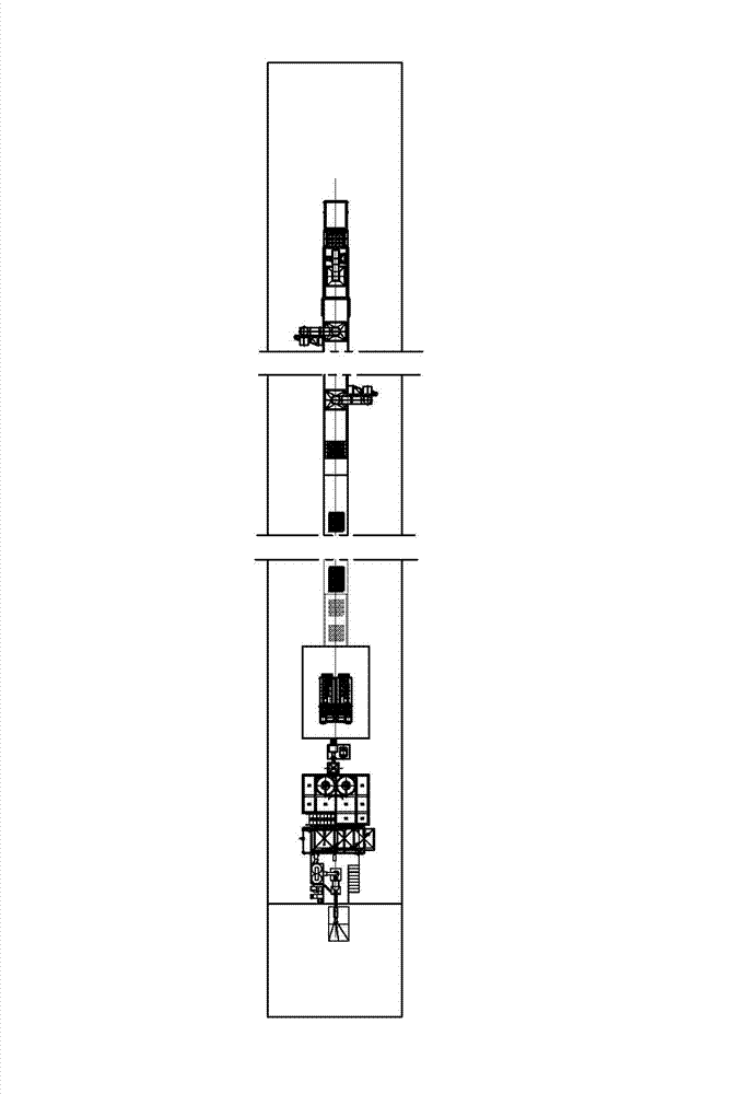 Rice noodle production line and rice noodle production process