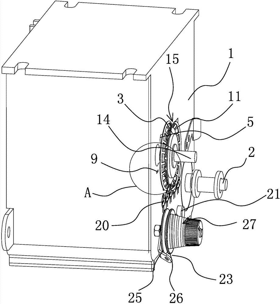 Bobbin winder of sewing machine