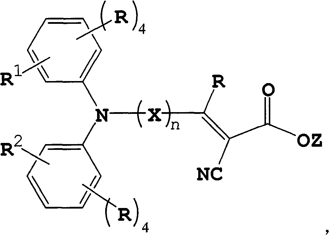 Organic dye and photoelectric conversion device with same