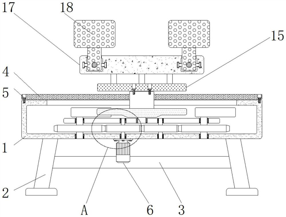 Clamping assembly with rotating function for manufacturing switch cabinet