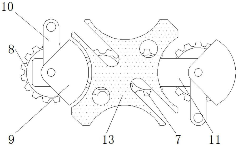 Clamping assembly with rotating function for manufacturing switch cabinet