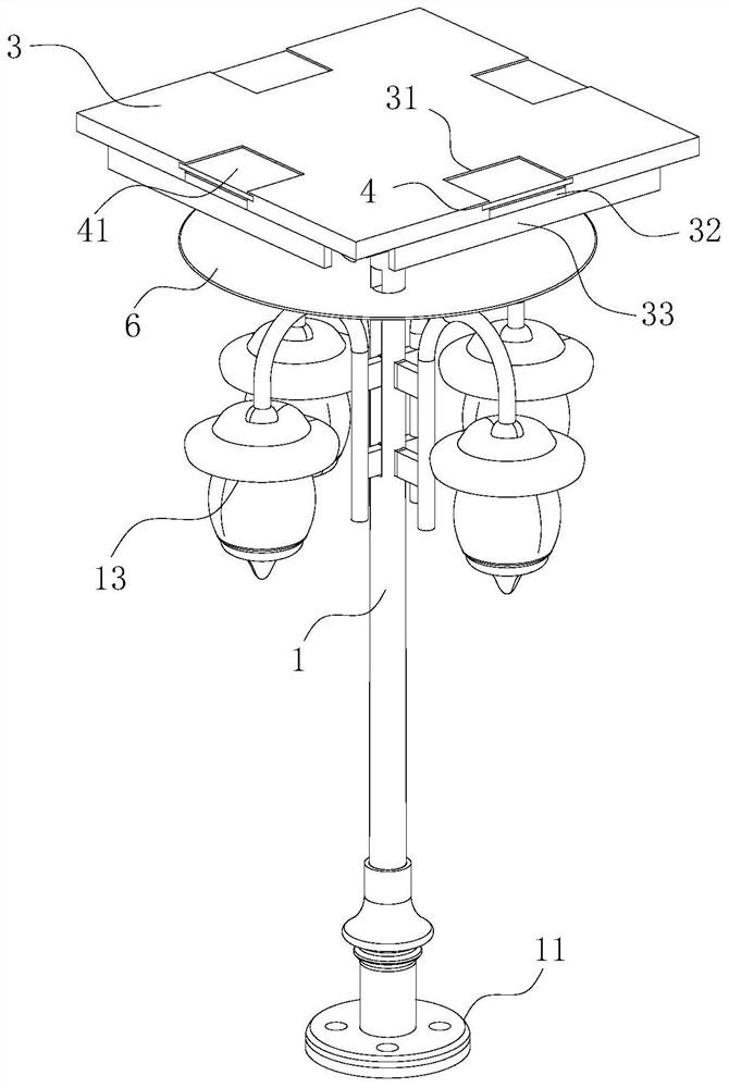 Environment-friendly LED street lamp