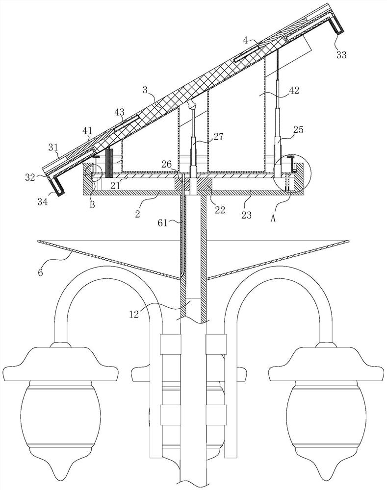 Environment-friendly LED street lamp