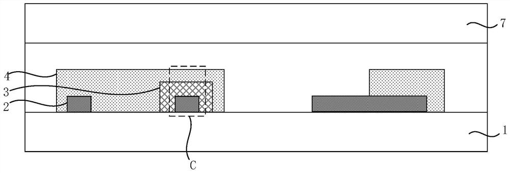 A transparent LED display panel and a transparent LED display device