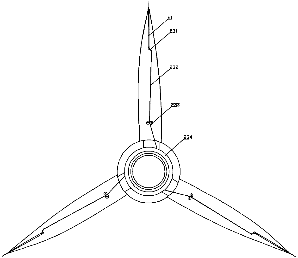 Lightning protection device for current transmission equipment