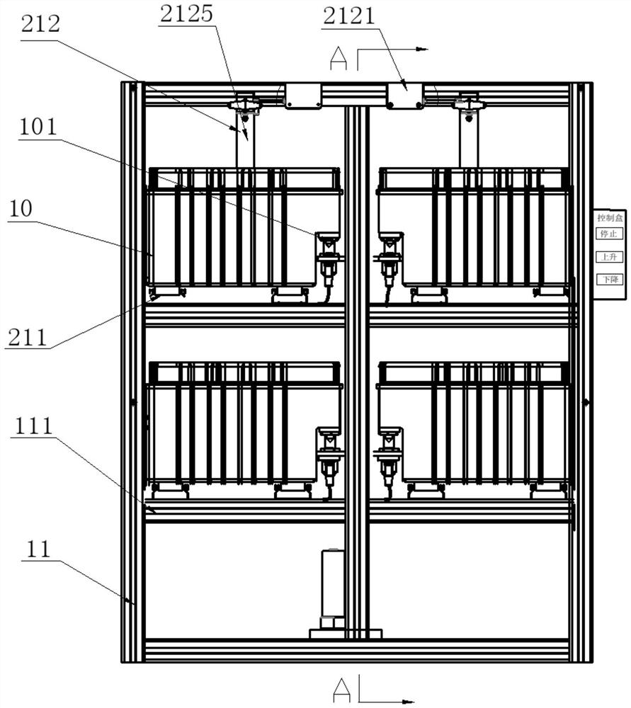 Quick-change system and method for standardized battery modules of electric vehicles