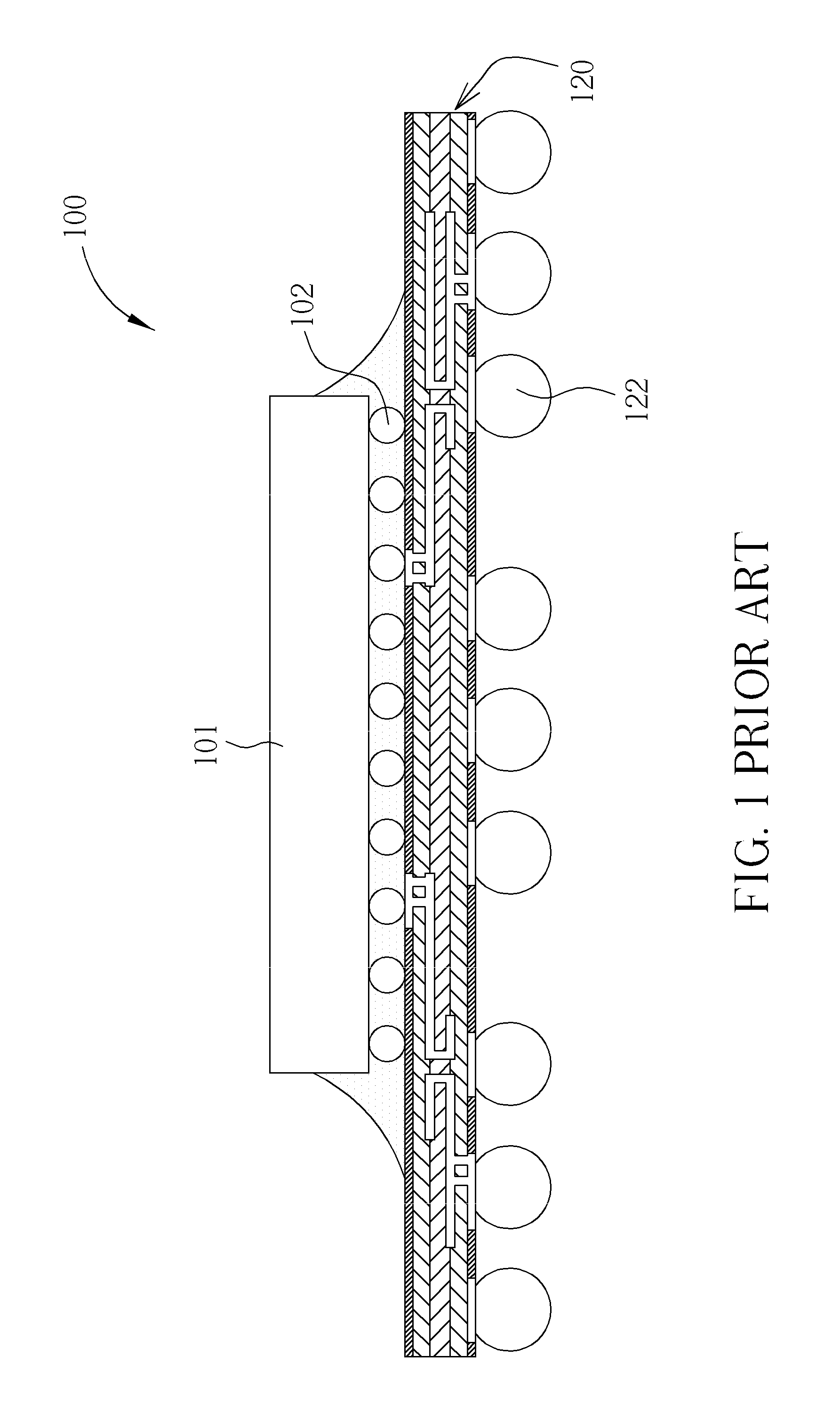 Flip-chip package with fan-out wlcsp