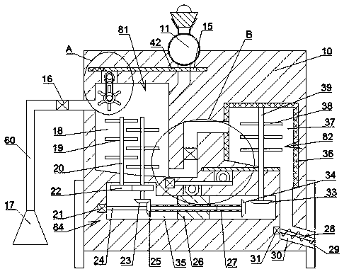 Microbial fermentation based aflatoxin degradation device