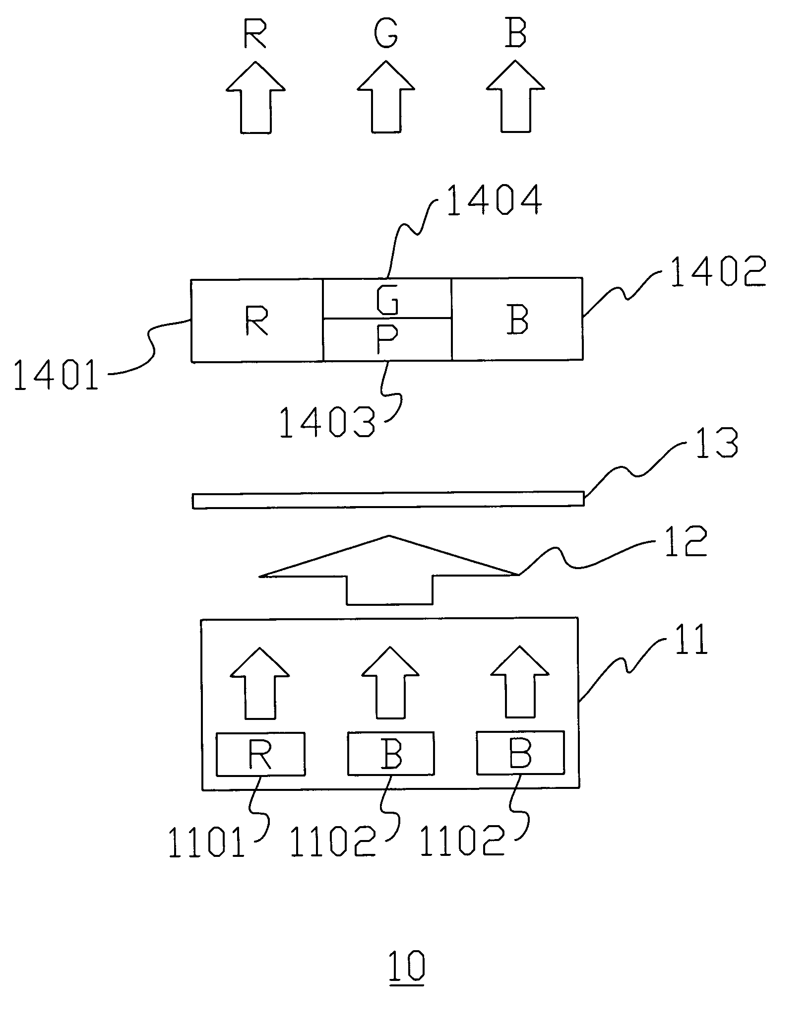 Flat light-emitting apparatus