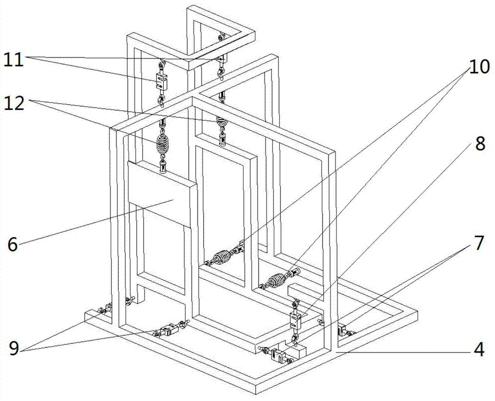 Testing device for single-wheel traction performance