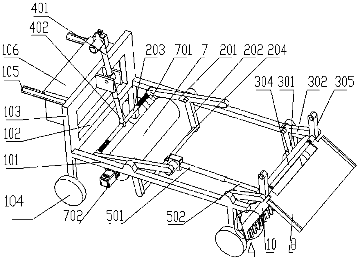 Compaction construction device for bituminous concrete pavement, and construction method