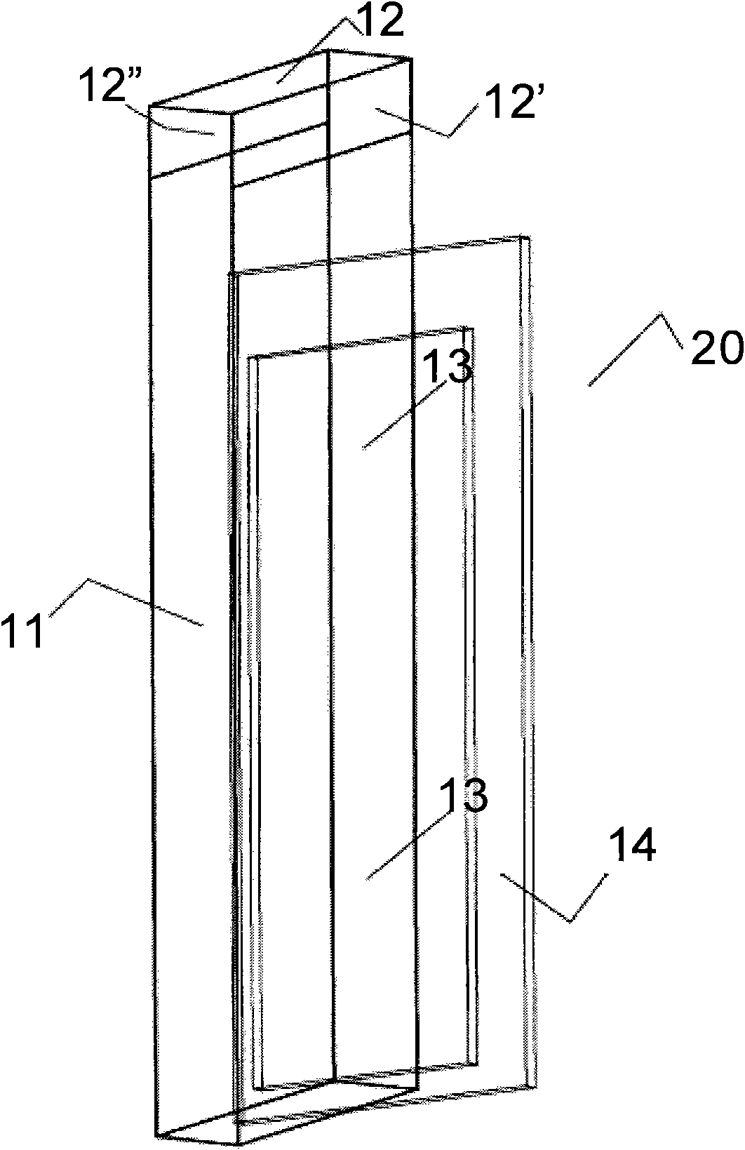 Gas cooled type communication cabinet