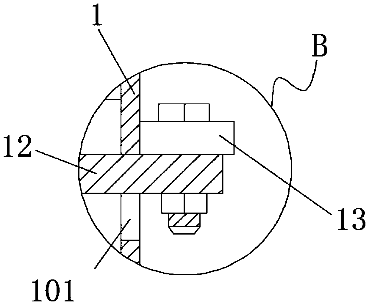 Multi-stage squeezing equipment for sesame oil